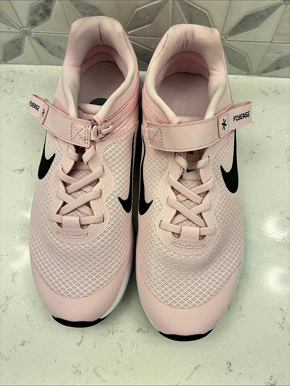 Nike Revolution 6 FlyEase Next Nature Pink & Black Sneakers